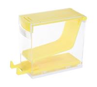 Cabilock Porte-rouleau de coton avec couvercle : distributeur portable pour rouleaux de coton, pour les, les voyages et la maison - Boîte de rangement avec base antidérapante