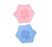 Cabilock Porte-savonnette Lotus en Silicone Égouttoir Intégré et Picots Anti-humidité, Lot de 2, Autonettoyant pour Salle de Bain Cuisine, Plateau Porte-savonnette Solide et Pratique