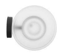 Cabilock Porte-savonnette Mural en Acier Inoxydable Noir Résistant la Rouille pour Salle de Bain, Support de Savonnette de Solide et Facile à Nettoyer, Accessoire Mural pour Organisation