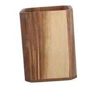 Cabilock Porte Ustensiles Acacia Petit Modèle Organisateur de Couverts pour Cuillères et Baguettes Rangement Polyvalent pour Cuisine Salle à Manger et Bureau Design Contemporain Facile à