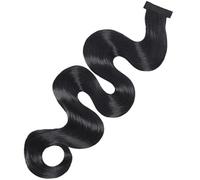 Cabilock Postiche Rétro Longue Bou Frange Style Années 30, Fibre Haute Température, Couleur Châtain Foncé, Postiche Naturel pour Cosplay, Fêtes et Séances Photo, Extensions de Cheveux