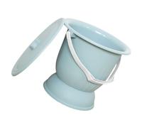 Cabilock Pot de Chambre en Plastique Pp Réutilisable Couvercle Anti-odeur 4,5l Urinoir Portable pour Adultes et Garçon et Filles Chambre Nuit