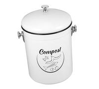 Cabilock Poubelle Compost avec Couvercle Seau de Cuisine Recyclable pour Déchets Alimentaires Bac de Recyclage et Design Moderne pour Plan de Travail