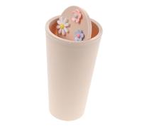 Cabilock Poubelle de Voiture Compacte et Portable avec Porte Floral Mignon Plastique pour Voiture Camion et Camping car Rangement Multifonctionnel