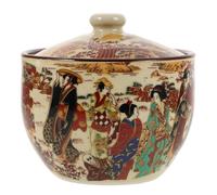 Cabilock Présent Multifonction ou Décoration de Bureau de Pendaison de Crémaillère Hermétique Boîte en Porcelaine Céramique Vintage Style Rétro pour Thé