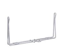 Cabilock Présentoir Mural Métallique pour Paquet D'épicerie 30x15 Cm Support Porte-paquet de Courses Robuste en Métal Renforcé Organisateur Vertical pour Supermarchés et Commerces de Détail