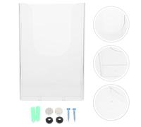 Cabilock Présentoir Mural Transparent pour Documents Organisateur de Fichiers Plastique Stable Support de Bureau Pratique pour Rangement Administratif et Affichage des Dossiers