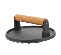 Cabilock Presse À Bacon En Fer Presse À Hamburger Ronde Outil De Fabrication De Hamburgers Galettes Faciles À Façonner Antiadhésive Robuste Pour