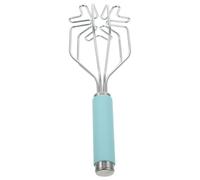 Cabilock Presse-purée Manuel en Acier Inoxydable Argenté, Facile à Transporter Presser, pour Pommes de Terre et Patates Violettes en Restauration Rapide
