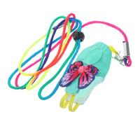 Cabilock Protecteur de Vêtements pour Oiseaux et Combinaison de Vol Oiseau avec Harnais et Laisse, Tissu Confortable, Pratique à Transporter, Taille S pour Perruches et Petits Oiseaux