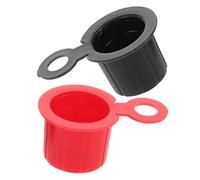 Cabilock Protection Batterie Robuste avec Capuchons Isolants Plastiques pour Bornes Cache Bornes Rouge et Noir Facile à Installer pour Voiture Bateau et Camping