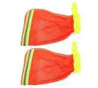 Cabilock Protection Solaire pour Casque de Chantier Accessoire de Fixation Sûr et Maille Respirante, Protège-Nuque Réfléchissant pour Travailleurs du Bâtiment