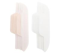 Cabilock Protège- Absorbeur de Sueur Jetable 24pcs en Tissu Non Tissé Forme Incurvée Adhésif pour Chemise, Confortable et Proche Cou, pour Entretien D'embauche
