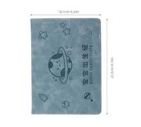 Cabilock Protège-certificat de Naissance Simili Cuir Étui Imperméable Organiseur Documents Housse de Protection pour Certificat et Souvenirs