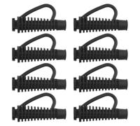 Cabilock Protège-cordon Protection Flexible en Caoutchouc Noir de Sèche-cheveux Installation Facile pour Câble D'alimentation pour Salon ou Rangement en Valise