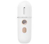 Cabilock Pulvérisateur Nanométrique Visage Portable Blanc, Appareil à Vapeur Faciale Hydratant, Compact et Rechargeable Usb, pour Soins Peau à Domicile Voyage, Brume Fine Apaisante