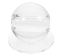 Cabilock Queue de Billard D'entraînement Transparent 18mm en Verre et Acrylique, Outil de Correction Technique pour Snooker, Balle Légère pour Précision et Contrôle du Coup, Usage Salle