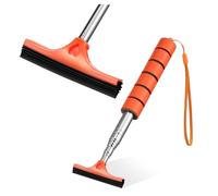 Cabilock Raclette Voiture Extensible Acier Inoxydable Outil de Nettoyage Ajustable pour Pare Brise et Rétroviseur Poignée Antidérapante Robuste Rangement Compact