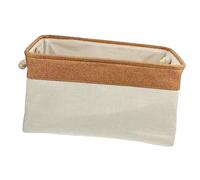 Cabilock Rangement Double Panier De Rangement Portatif Organisateur De Vêtements Panier D'organisation De Vêtements Conteneur De Stockage Panier De Couleur Unie Panier Avec Anse Green Lin