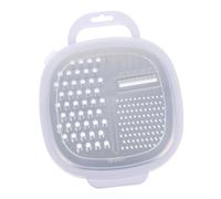 Cabilock Râpe et Couperet Acier Inoxydable Multifonction Ustensile de Cuisine Portable pour Légumes et Fromage Coupe-râpe Pratique pour Usage Domestique Couleur Aléatoire