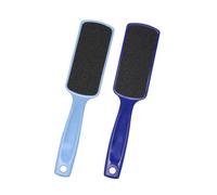 Cabilock Râpe Manuelle Double Face pour Pédicure Pierre Exfoliante Naturelle pour Callosités et Peaux Mortes Soin Doux et Portable Usage Humide et Sec Couleur Aléatoire