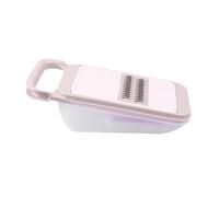 Cabilock Râpe Multifonction Épaisse avec Boîte Trancheuse Carottes Manuelle Ustensile de Cuisine Pratique pour Fruits et Légumes Lame Inox Poignée Ergonomique Facile à Nettoyer Couleur