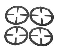 Cabilock Réducteur à Anneau de Gaz Acier Inoxydable Antirouille Sécuritaire Support de Brûleur pour Cuisinière à Gaz 4 Pièces Cuisson Domestique la Cuisine Safe