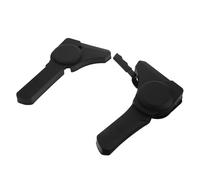 Cabilock Réglage d'angle Multi-Positions en Métal pour Chaise de Bureau Noir, Accessoire de Siège Pivotant 2 Pièces, Compatible Fauteuil Pivotant Ergonomique, Ajusteur