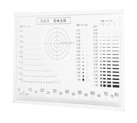 Cabilock Règle de Mesure de Fissures et Jauge de Nettoyage Outil de pour Carte Jauge de Point pour Menuiserie et Évaluation de Dimensions
