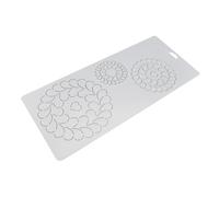 Cabilock Règle de Quilting Multifonction Modèle Patchwork Robuste Outil Couture DIY pour Découpe Précise et Matelassage