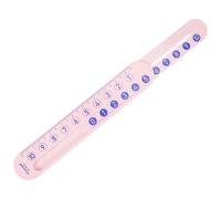 Cabilock Règle Mathématique à Glissière pour Addition et Soustraction Outil Apprentissage Pratique pour Garçon Fille pour Maternelle Soutien Scolaire Pédagogique Rose