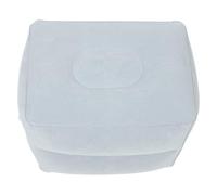 Cabilock Repose-Pieds Gonflable à Deux Couches en PVC pour Jambes et Pieds | Flocking, Portatif, pour Bureau et Déplacements Longs, Soutien Courbe Dorsale Naturelle, Confort Lombaire