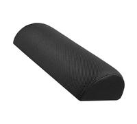 Cabilock Repose-Pieds Semi-cylindrique en Mousse Médicale Housse en Tissu Noir, Confortable et Résistant, pour Bureau et Voyages Longs Style Aléatoire