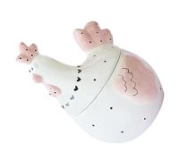 Cabilock Réservoir De Stockage En Céramique Boîte Cloche Poule Plat Pocheuse à Oeufs Au Micro-ondes Égouttoir à Vaisselle Distributeur Pot De Nourriture Bonbonnière Avec Couvercle