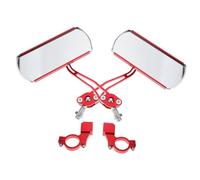 Cabilock Rétroviseur E-bike Trottinettes Électriques Miroir De Vtt Rétroviseur Extérieur Grand Angle Accessoires Vtt Côte à Côte De Bateau Alliage D'aluminium Rouge