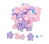 Cabilock Rideaux pour Porte Peluche avec Nœuds Et Étoiles Décoration Murale Kawaii pour Chambre Garçon Fille Panneau De Porte Suspendu sans Perçage