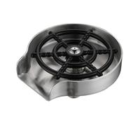 Cabilock Rince-gobelet Automatique Inox Pour Évier Laveuse à Haute Pression, Rinçage Multi-angle, Nettoyage Rapide Pour Bar Et Maison, Appareil Doseur Compact En Acier, Usage Quotidien