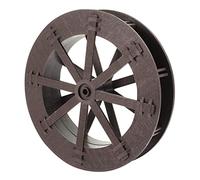Cabilock Roues De Fontaine Feng Shui pour DéCoration De Jardin Et Aquariums Accessoire De Roue À Eau pour AméNagement De ScèNe Et Prop Photo Couleur Marron