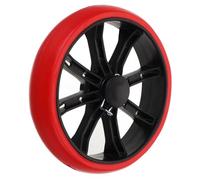 Cabilock Roues de Rechange pour Caddie Robustes avec Roulement PU Silencieux Roues de Chariot Polyvalentes pour Courses et Jardin Remplacement Facile pour Trolley et Caddie Shopping