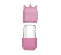 Cabilock Rouleau De Glace Visage En Silicone Mini Licorne Petite Taille Rafraîchissant Anti-poches Pour Massage Facial Et Contour Des Yeux Rose