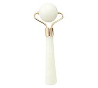 Cabilock Rouleur de Massage Facial Pierre de Jade Naturelle Outil de Beauté Portable Anti-âge Lissant et Raffermissant pour Femme Léger et Confortable Couleur Aléatoire Couleur Aléatoire