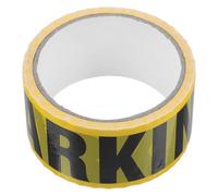 Cabilock Ruban Adhésif de Signalisation Jaune Vif Lettres Noires «no Parking», Ruban de Sécurité D'avertissement Anti-déchirure, Rouleau Unique pour Marquage et Zone Interdite, Usage