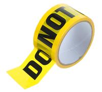 Cabilock Ruban de Sécurité Jaune et Noir Do Not Enter Ruban Adhésif de Signalisation Autocollant pour Murs et Sols et Au Trafic Piétonnier