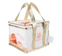 Cabilock Sac de Transport Alimentaire Cartoon Sac à Gouter Réutilisable pour Gâteaux Pratique et Imperméable avec Capacité et Poignées pour Transport Facile