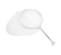 Cabilock Sac Filtre Tissu Fin avec Anneau Acier Inoxydable pour Infusion Thé Outil Spécial Lait Thé Réutilisable et Lavable pour Maison et Professionnel