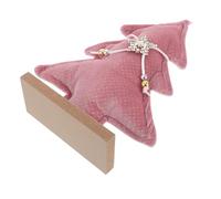 Cabilock Sapin De Noël Artificiel Rose pour Table Style Rustique avec Pancarte Joyeux Noël Et Décorations