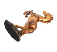 Cabilock Sculpture Cheval Feng Shui Résine et Figurine Moderne pour Décoration Bureau et Cadeau de Succès Ornement Animal de Style Chinois Contemporain