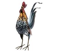 Cabilock Sculpture Coq Fer Forgé Métal Ornement Moderne de Fer pour Décoration Intérieure pour Cuisine Bureau et Salon Cadeau de Pendaison de Crémaillère