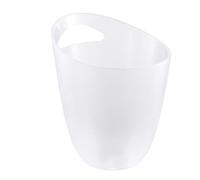 Cabilock Seau à Glace en Plastique Portable Seau à glaçons Seau à Glace Seau à Glace Seau à Seau à Seau à vin avec poignée Unique pour Bar fête vin bière Boissons 3 l