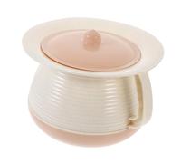 Cabilock Seau à Urine Portable pour Garçon et Filles en Plastique Couvercle Pot de Chambre Réutilisable 8.07X8.07X5.51In pour Lit et Déplacements